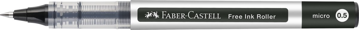 Faber-Castell Free Ink Rollerpen | F | Sort