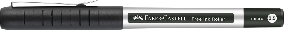 Faber-Castell Free Ink Rollerpen | F | Sort