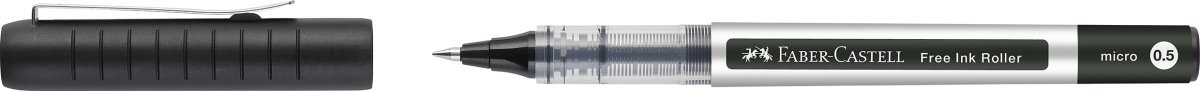 Faber-Castell Free Ink Rollerpen | F | Sort
