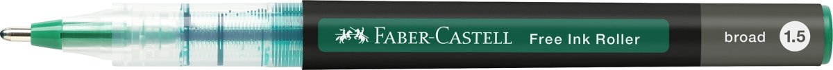 Faber-Castell Free Ink Rollerpen | B | Grøn