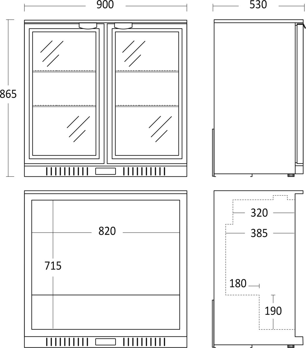 Scancool Køleskab - BB211HBA