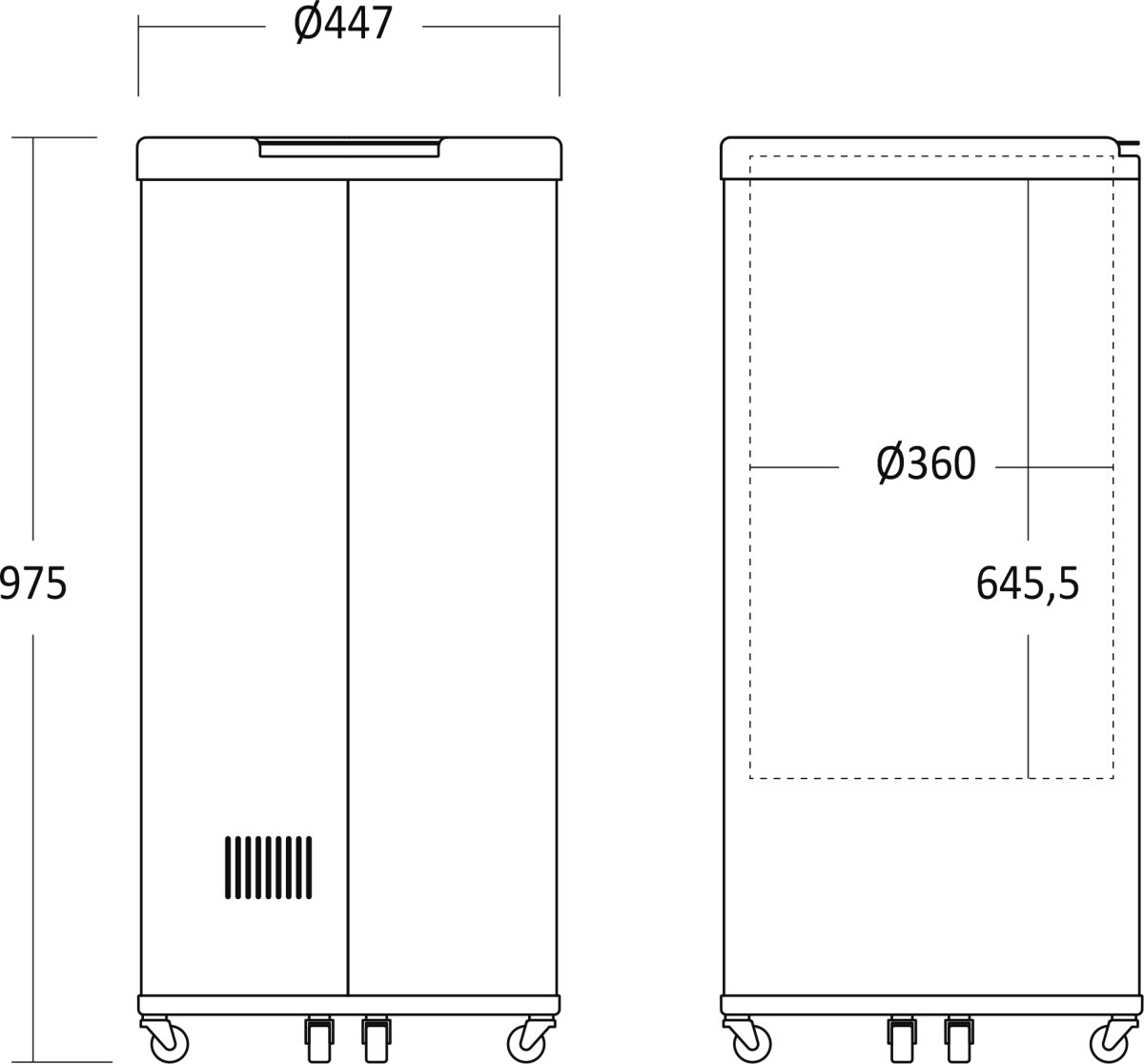 Scancool Tøndekøler - CC66BCLL