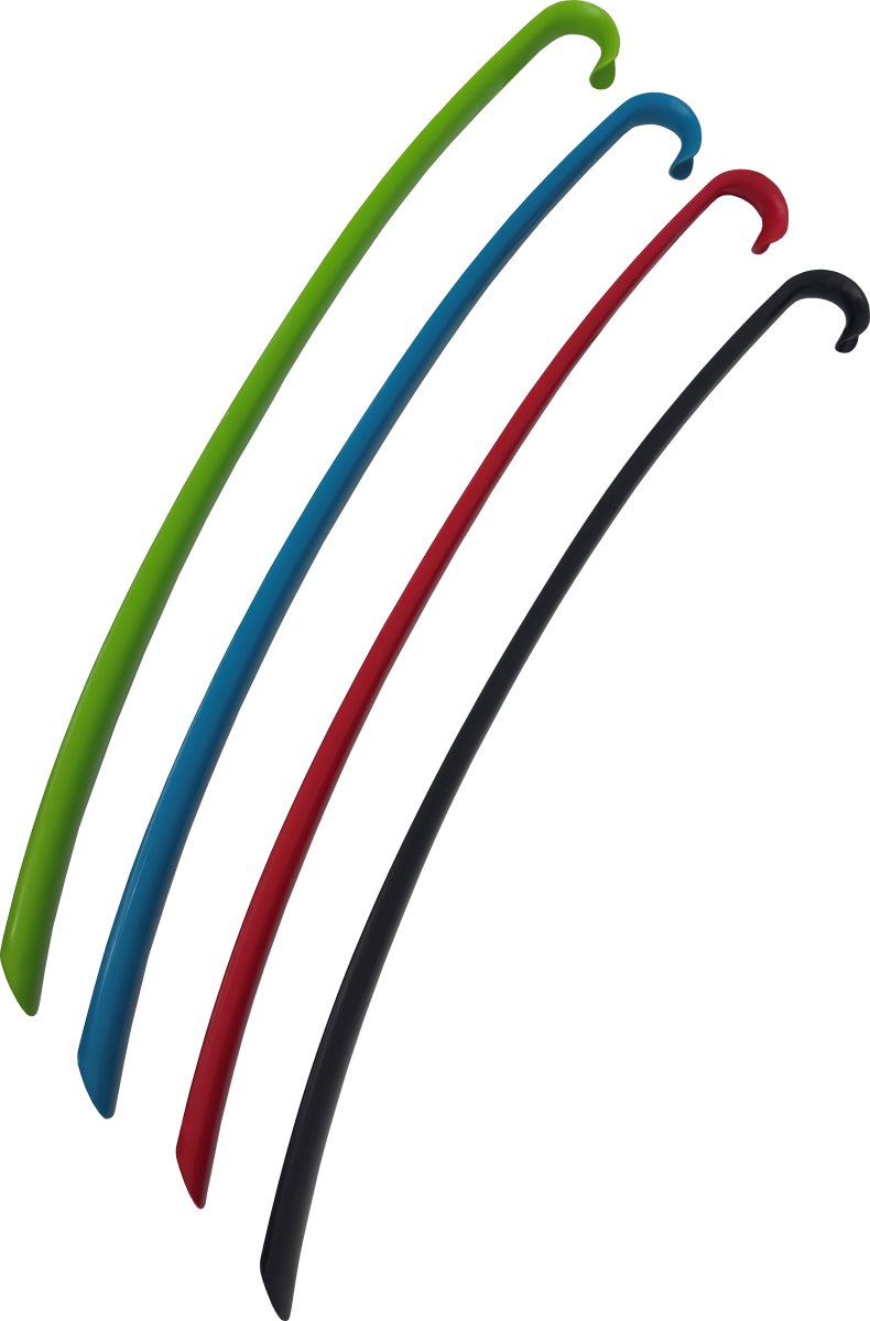 Skohorn, plast, assorterede farver, 57 cm