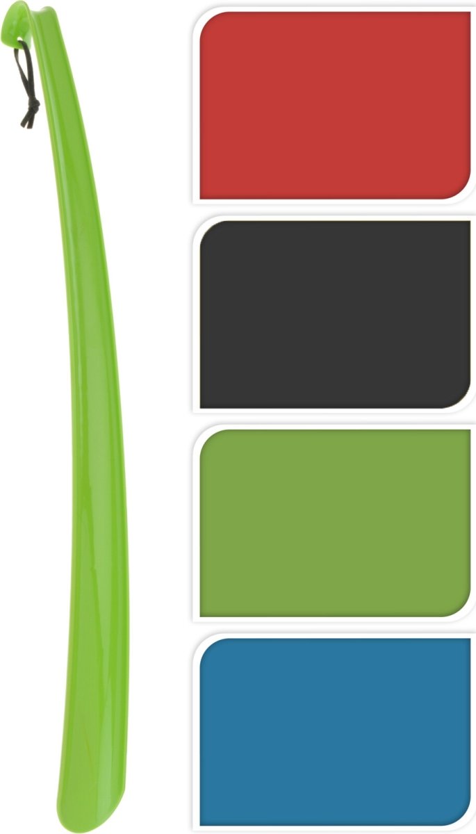 Skohorn, plast, assorterede farver, 57 cm