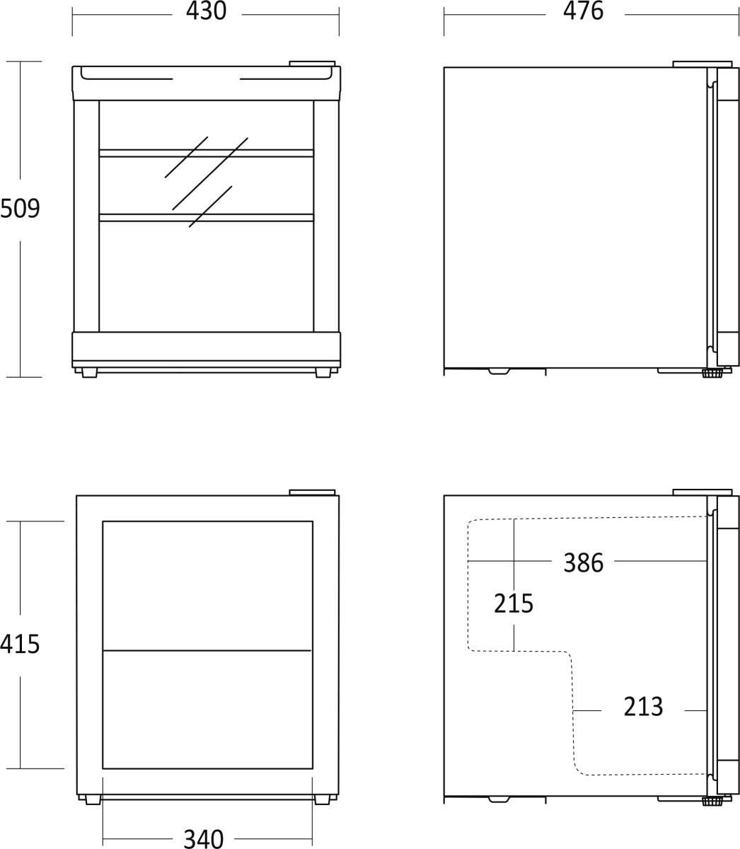 Scandomestic Coca Cola flaskekøler - CoolCube GDE
