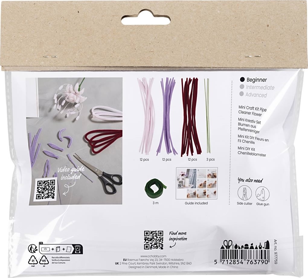 Mini DIY Kit Chenilleblomster | Spider lily