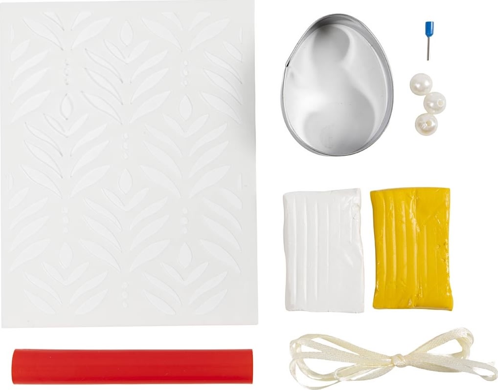 Mini DIY Kit Modellering | Æg | Gul & pastel