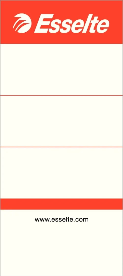 Esselte Rygetiket | Bred | Kort | 100 stk.