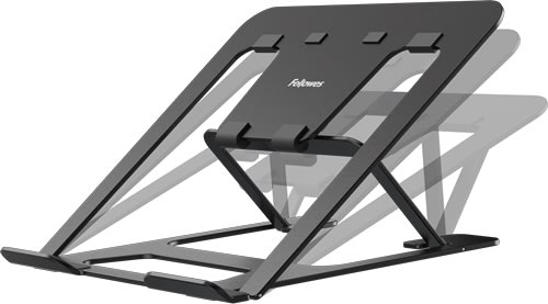 Fellowes Alumia Laptop stander transportabel, sort