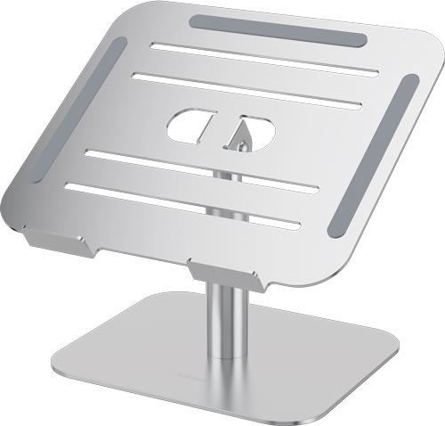Fellowes Alumia LapTop holder til skrivebord, sølv
