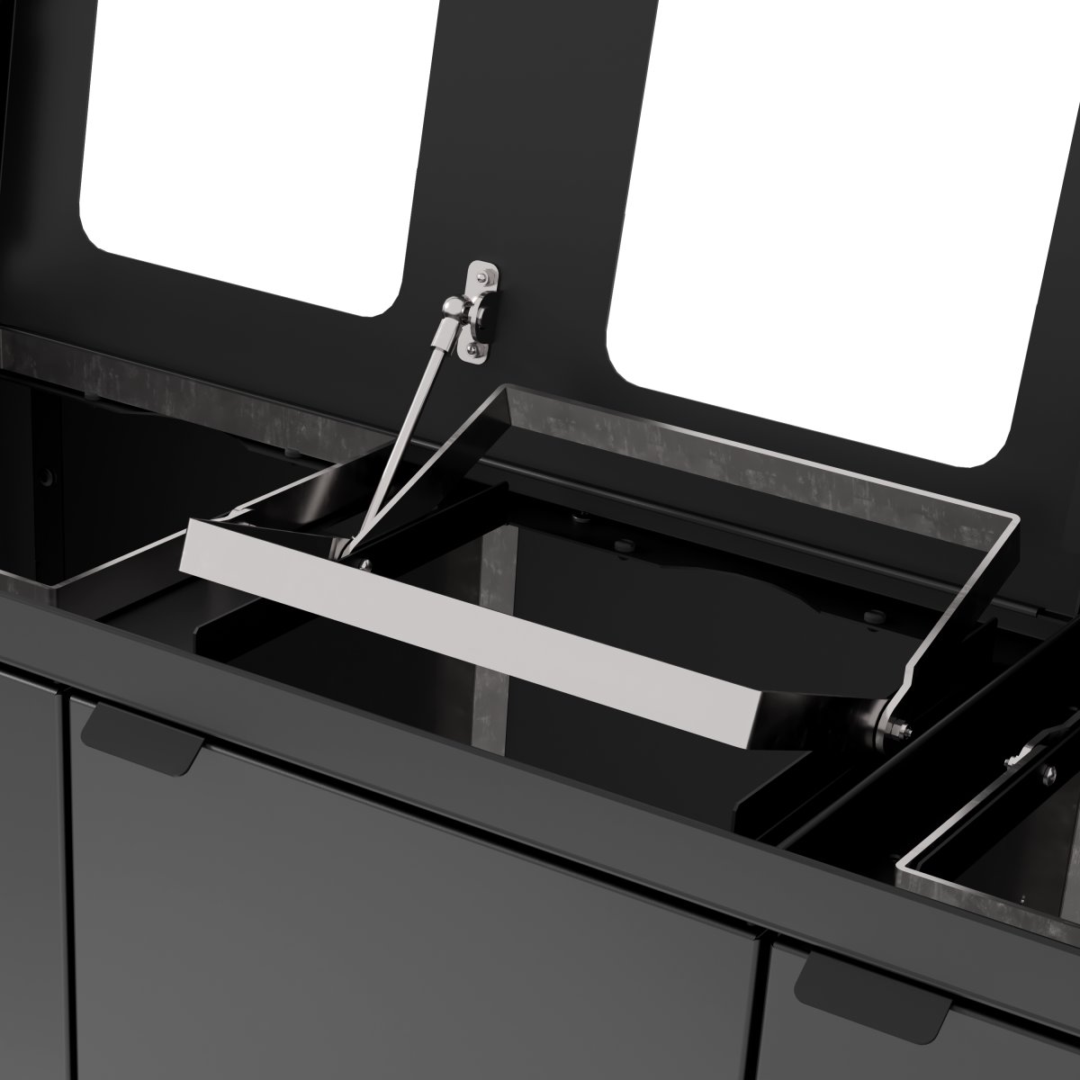 Bica 891 Affaldsstation, 4x60 L, Antracit