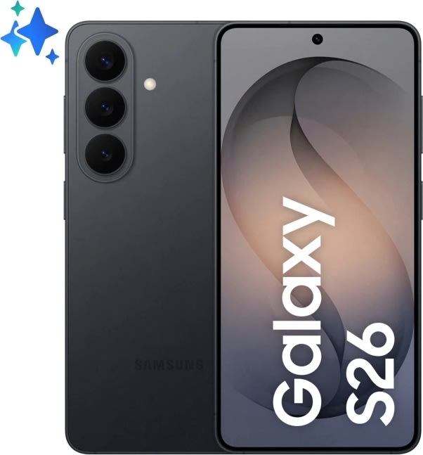 Samsung Galaxy S26 smartphone, 512GB, sort