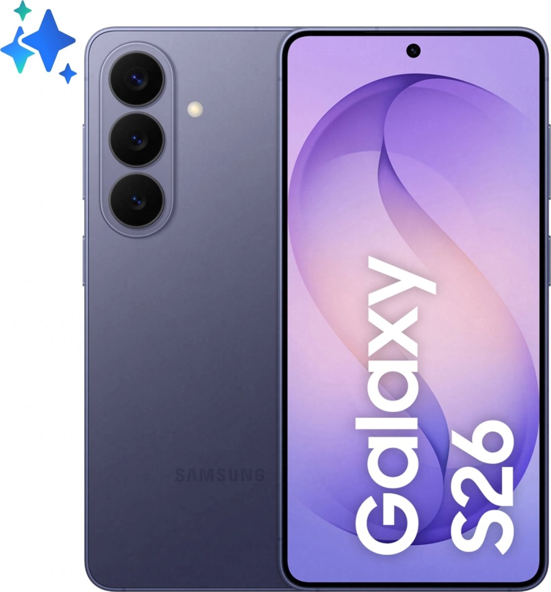 Samsung Galaxy S26 smartphone 256GB, Cobalt Violet