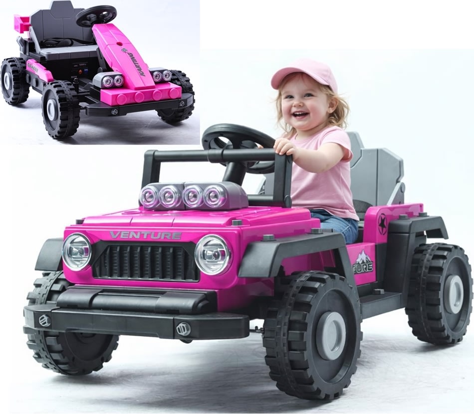 Elbil Azeno Transfomer Build, lyserød