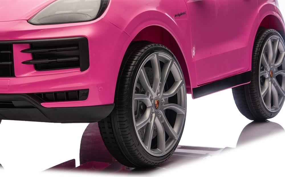 Elbil Porsche Cayenne, lyserød