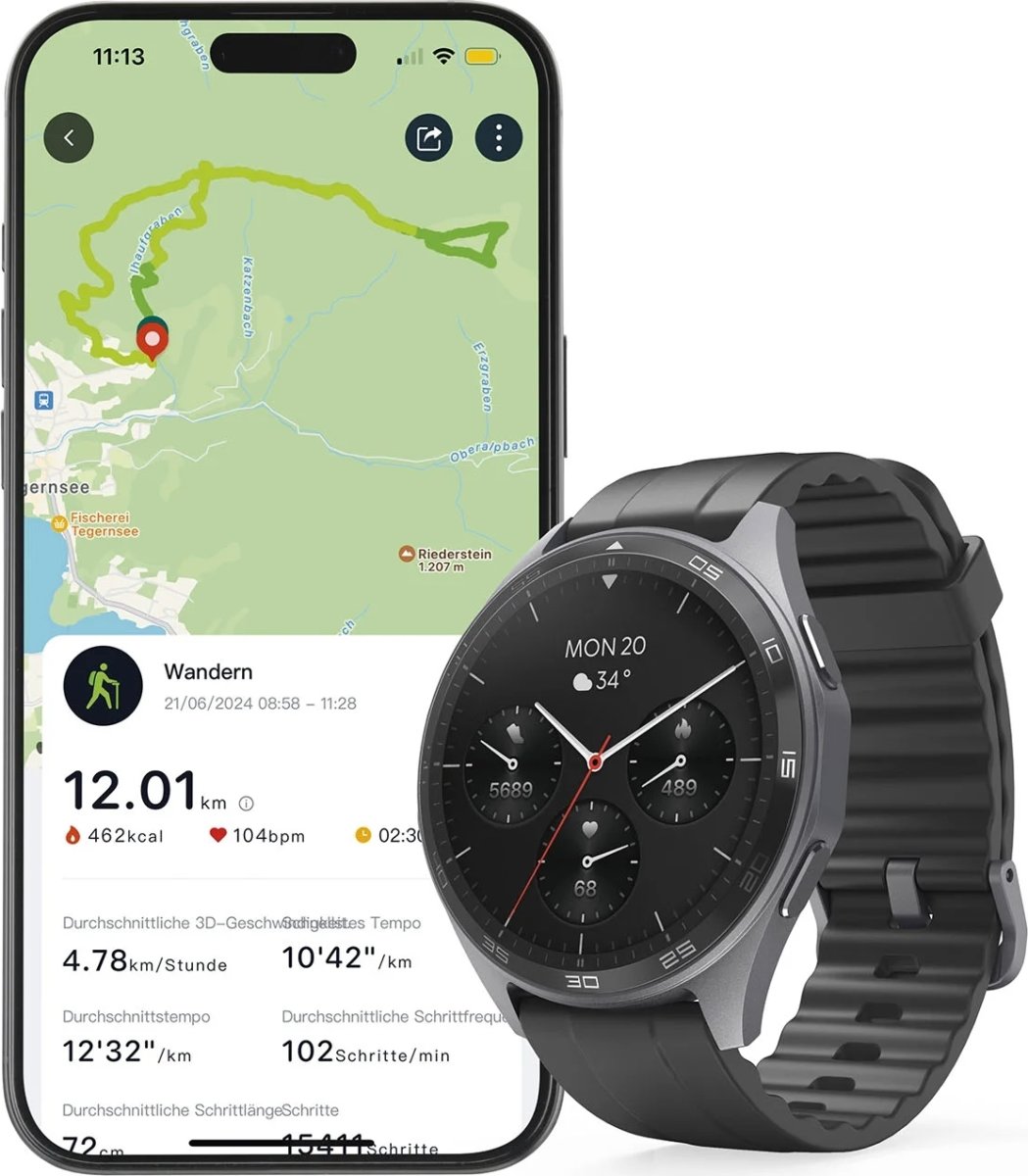 HAMA Smartwatch - 7010, Sort