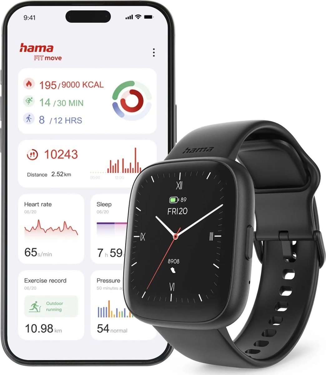 HAMA Smartwatch - 4000, Sort