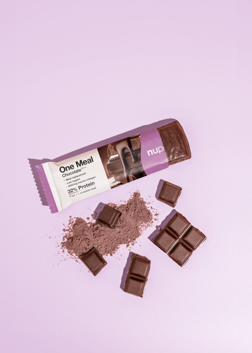Nupo One Meal Bar Chokolade og kollagen, 60 g