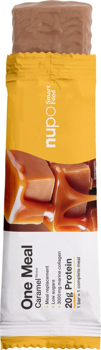 Nupo One Meal Bar Karamel og kollagen, 60 g