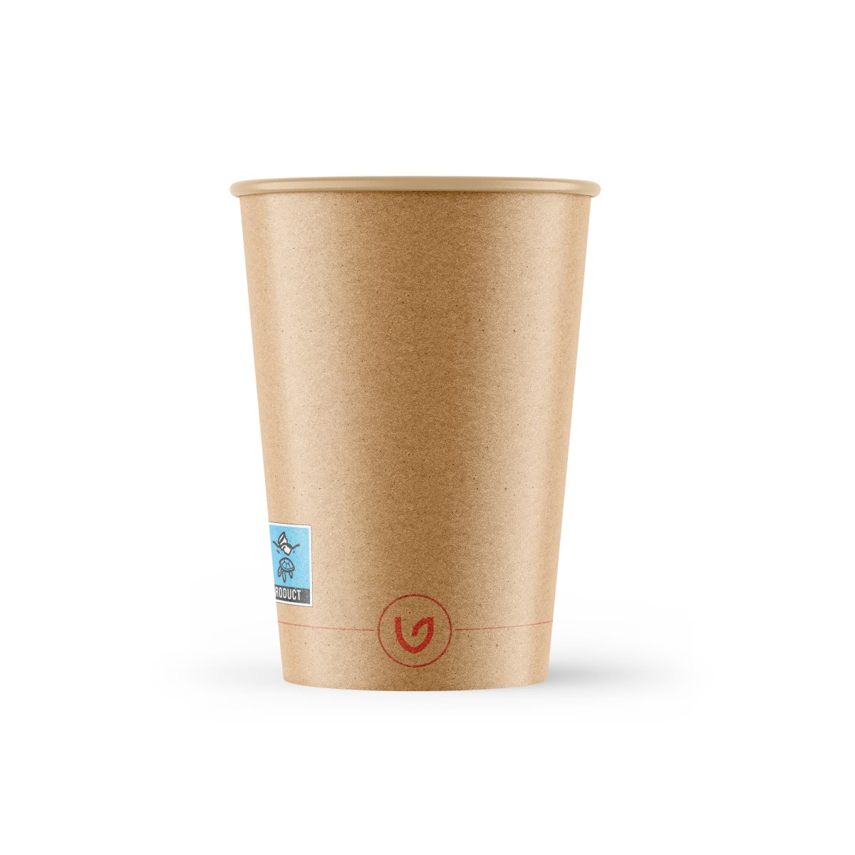 Papkrus, natur, plastfri, 25 cl, 50 stk.