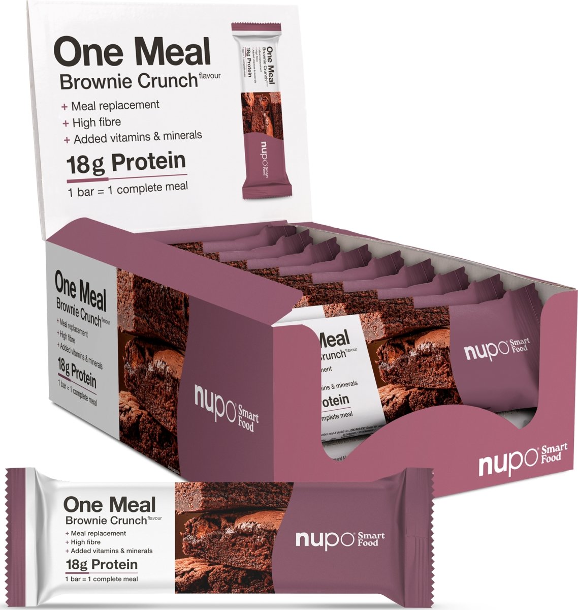 Nupo One Meal Bar Brownie Crunch, 60 g
