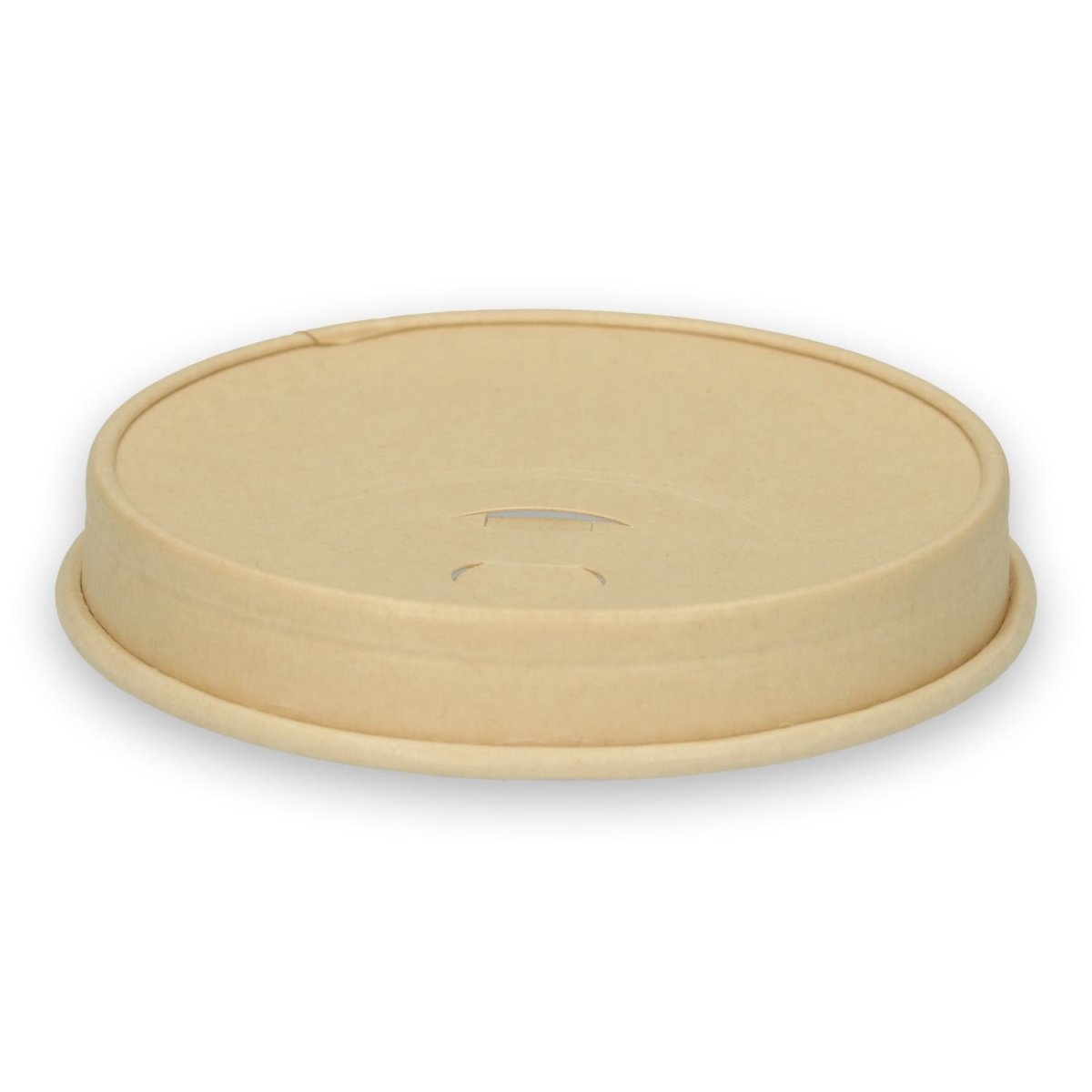 Låg til papkrus, pap, plastfri, Ø9 cm, 50 stk.