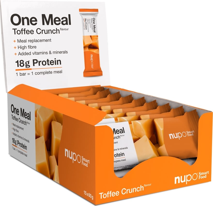 Nupo One Meal Bar Toffee Crunch, 60 g