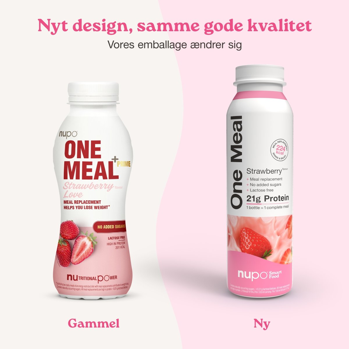 Nupo One Meal Stawberry, 330 ml