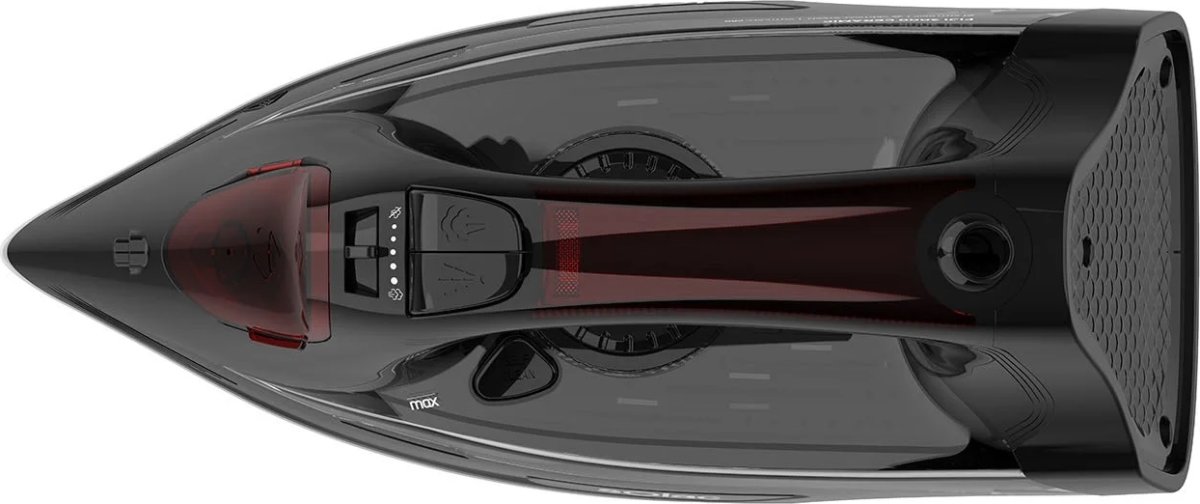 SOLAC Dampstrygejern - PV2490, Sort