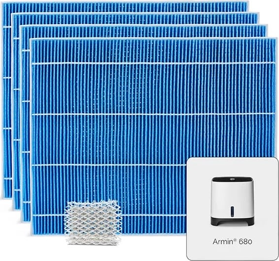 MEACO Filter Silvertex og Armin, 680ml, 4-pak