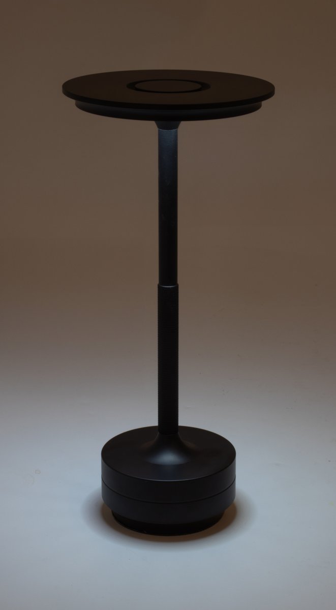 by Gaard Genopladelig Lampe 28 x 13 cm, sort