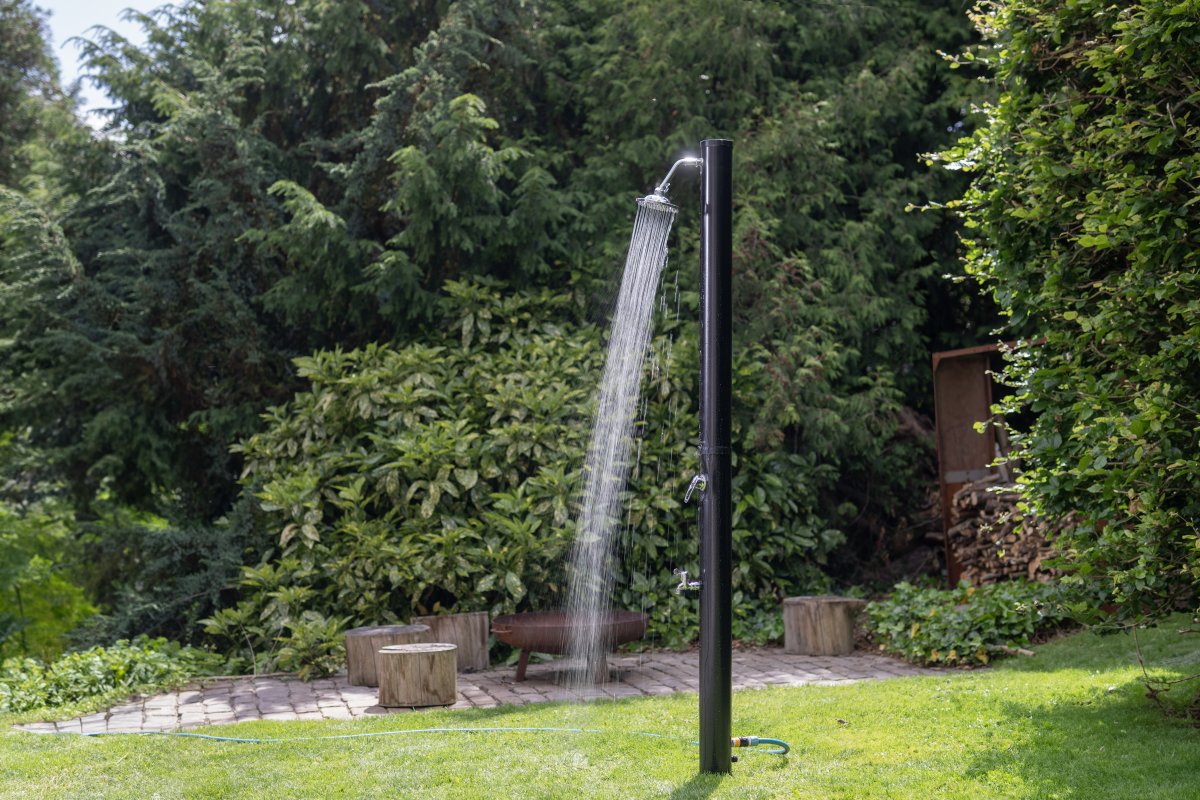 CapableX Solopvarmet udendørsbruser