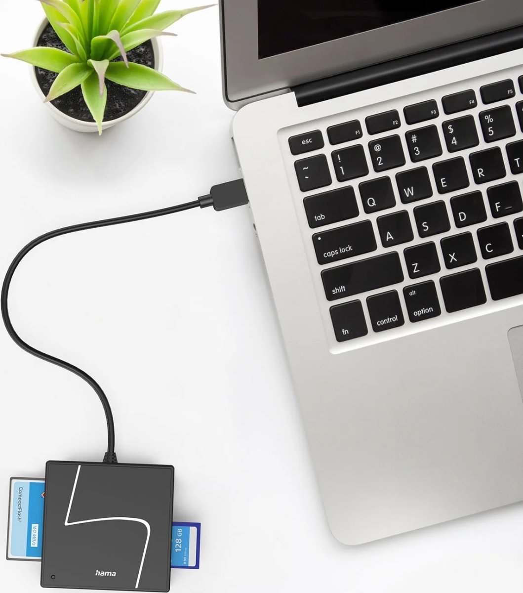 HAMA Kortlæser - USB 3.2 - SD / microSD / CF