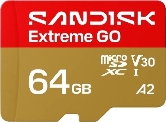 SANDISK Hukommelseskort - MicroSD Extreme GO 64GB