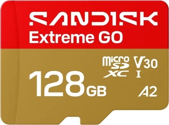 SANDISK Hukommelseskort - MicroSD Extreme GO 128GB