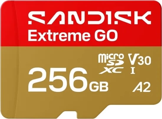 SANDISK Hukommelseskort - MicroSD Extreme GO 256GB
