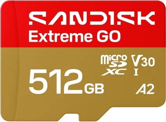 SANDISK Hukommelseskort - MicroSD Extreme GO 512GB