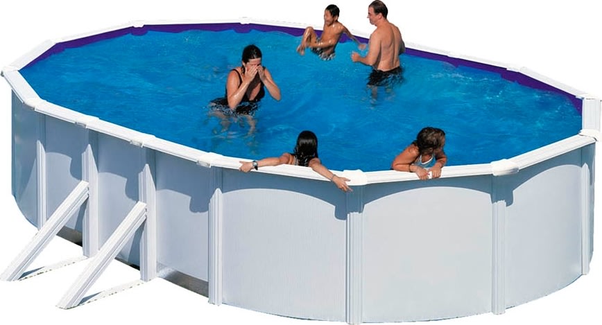 Swim & Fun oval pool 500 x 300 x 120 cm, hvid