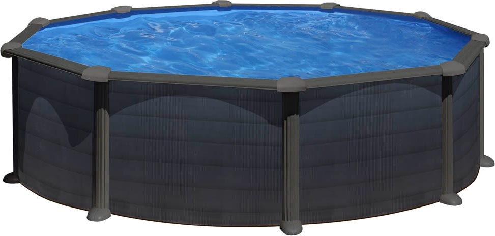 Swim & Fun rund pool Ø460 x 132 cm, grafit