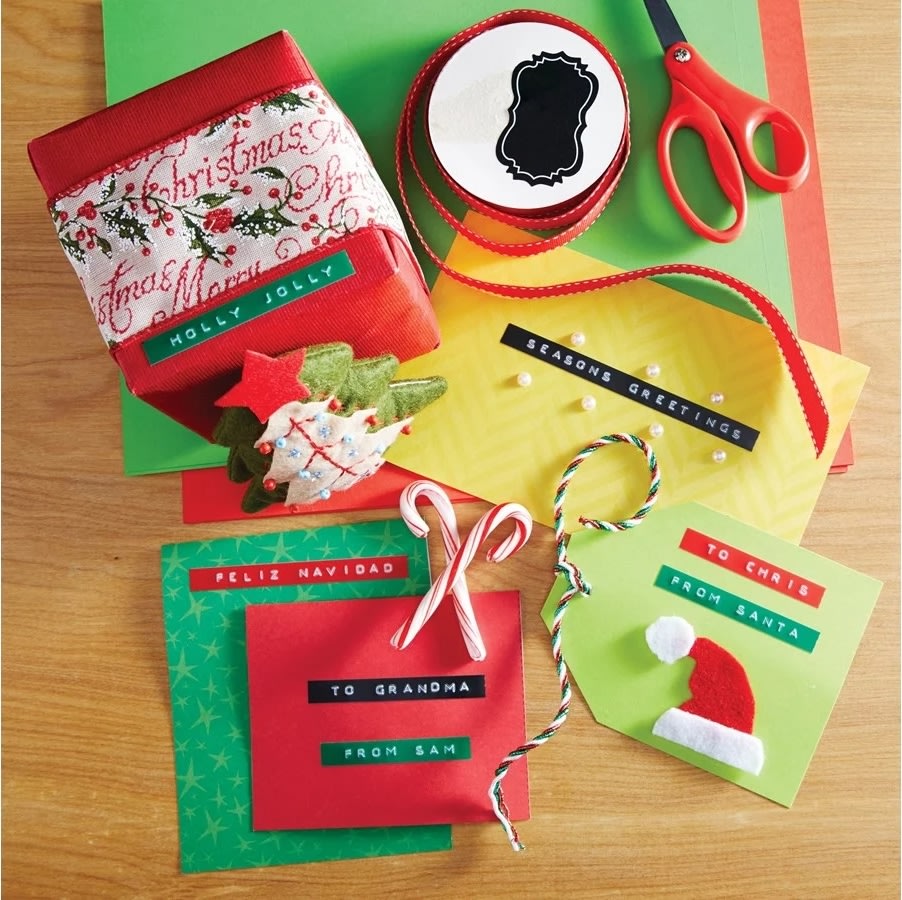 Dymo 3D prægetape m/lim, 9mm, sort, 3 stk