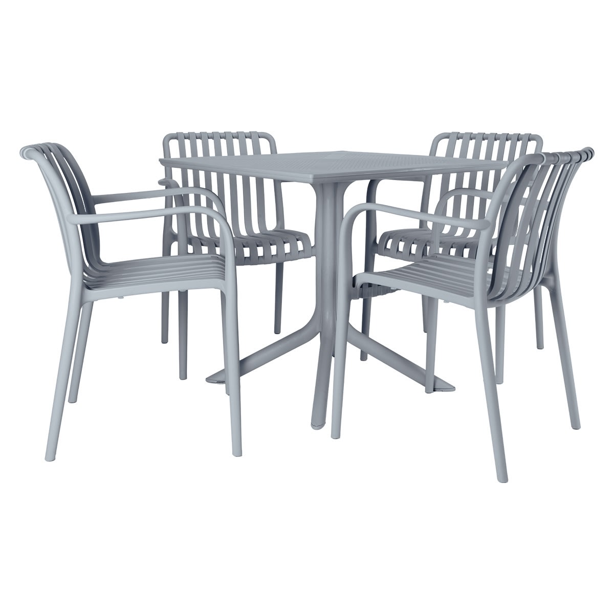 Cuba Havestol, plast, UV, stabelbar, blå