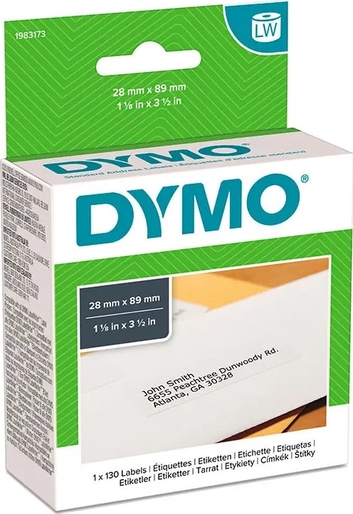 Dymo LabelWriter adresseetiket 28x89 mm