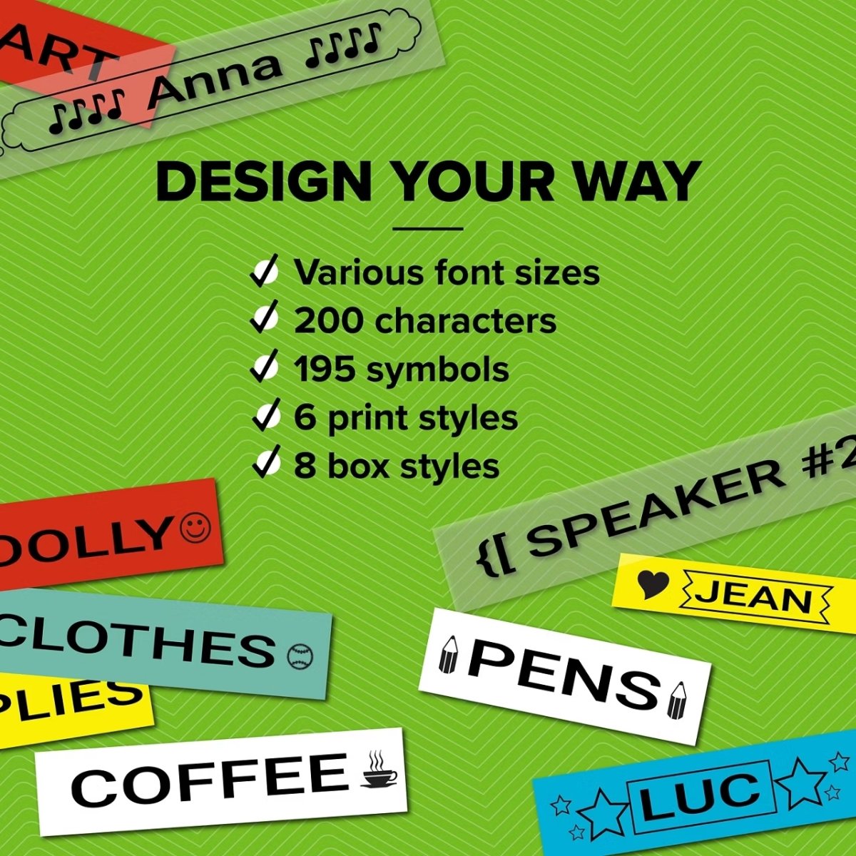 Dymo LetraTag 100T labelmaskine + 1 tape