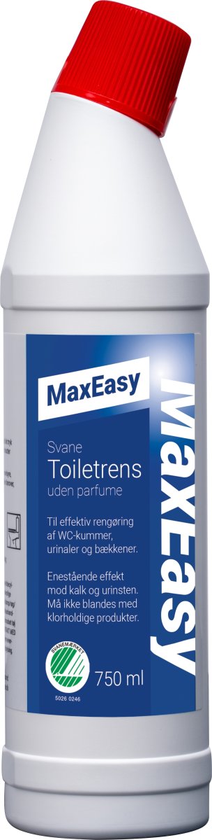 Max Easy Toiletrens u/parfume | 750 ml