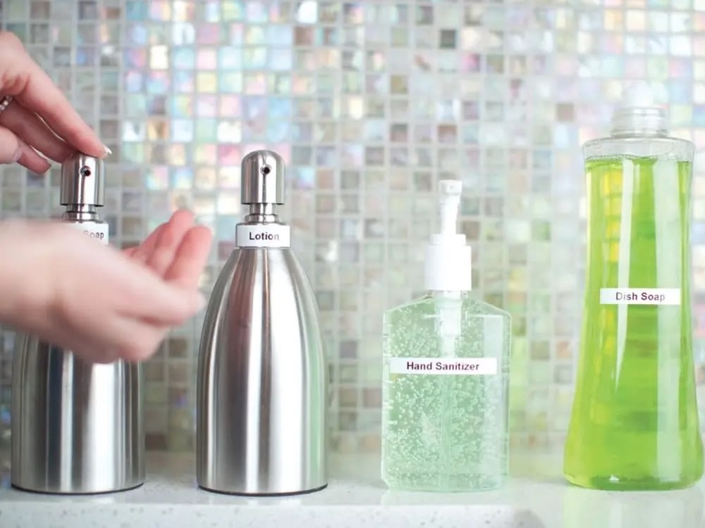 Dymo Letratag labeltape 12mm, sort på gul