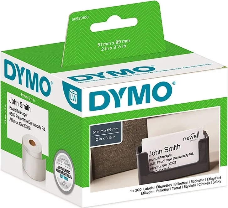 Dymo LW gæste/navneskilte 89 x 51 mm