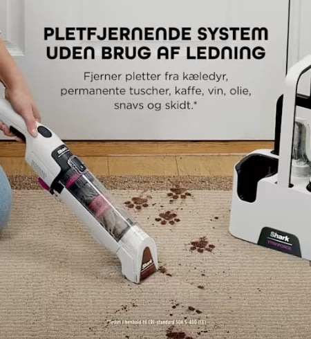 Shark Støvsuger - HX100EUT, Sort, Lyserød, Hvid