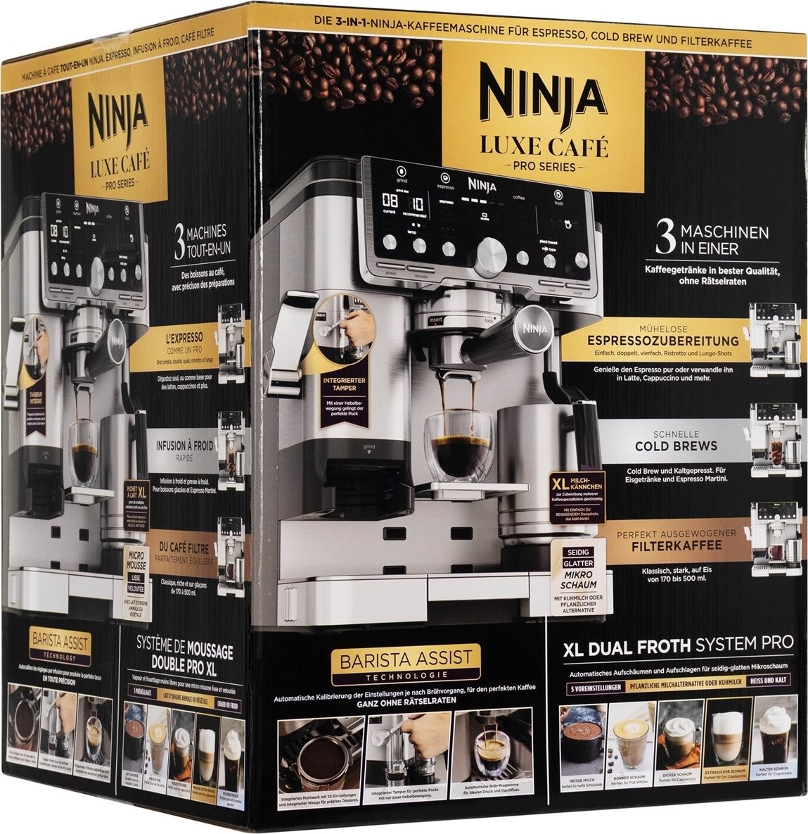 Ninja Kaffemaskine - Luxe Café Pro ES701EU, Sølv