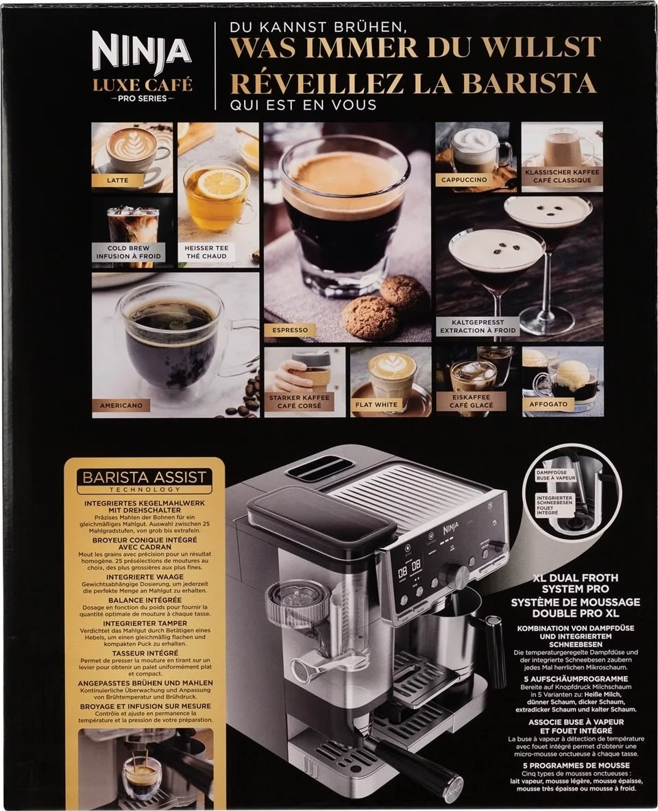 Ninja Kaffemaskine - Luxe Café Pro ES701EU, Sølv