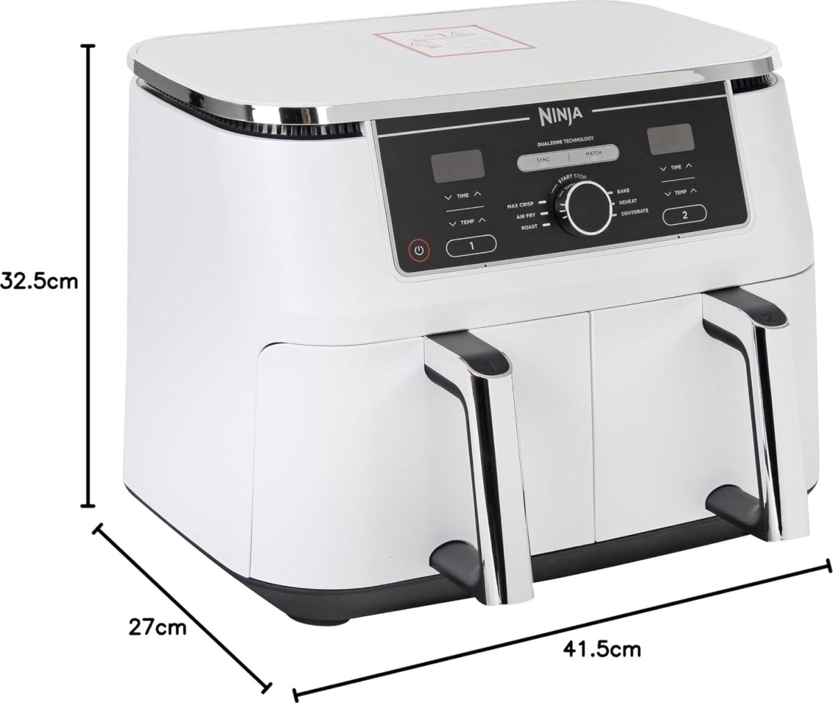 Ninja airfryer - AF400EUWH, Foodi MAX, Hvid